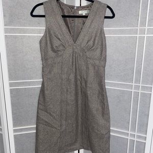Vintage Beth Bowley herringbone wool pencil dress 8